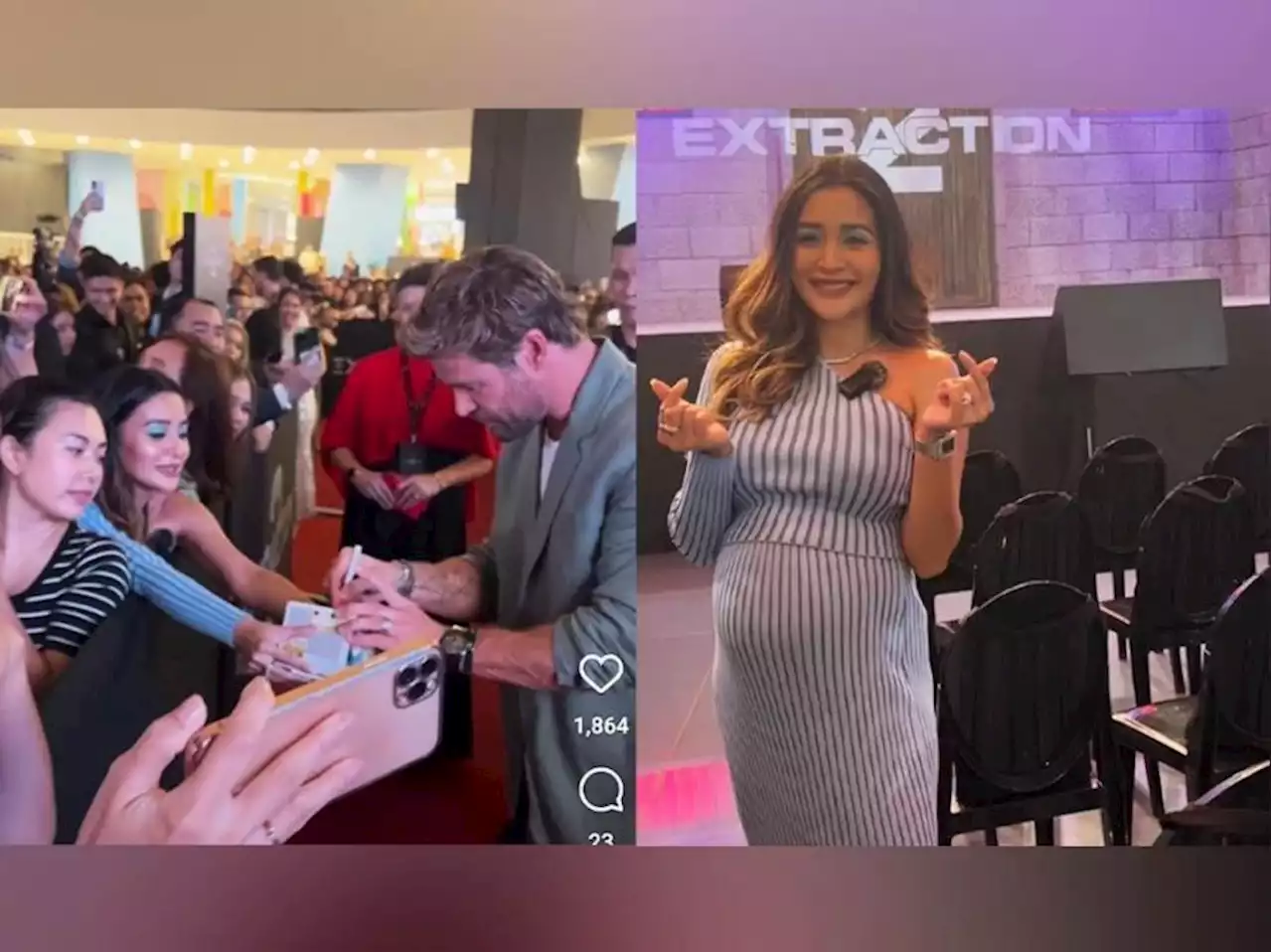 Kris Bernal gets her Thor Funko Pop signed by Hollywood actor Chris Hemsworth