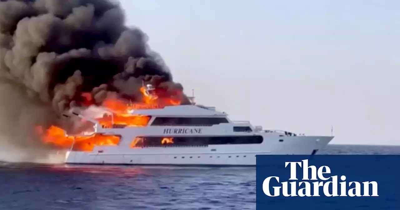 Three Britons confirmed dead in Egypt boat fire