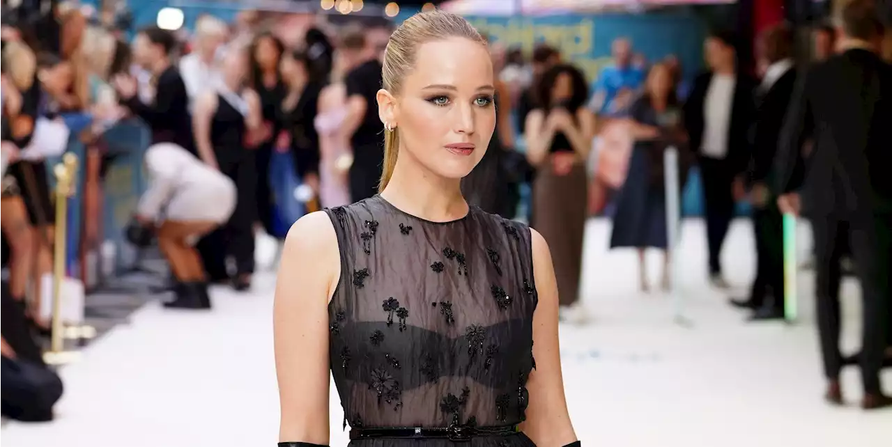 Jennifer Lawrence Has an Extremely Elegant Take on the Sheer Red-Carpet Trend