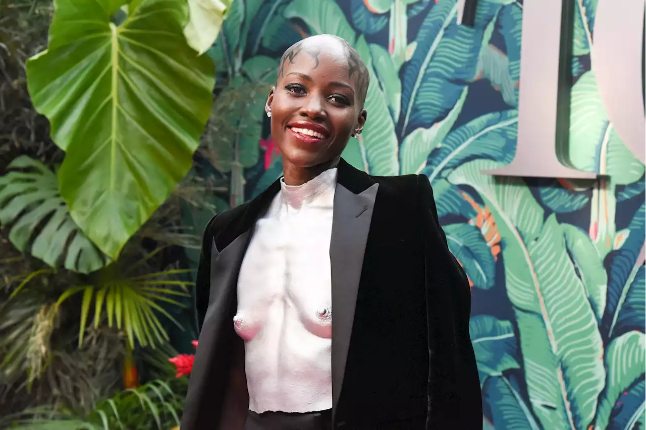 Lupita Nyong'o Stuns In 'Shameless' Silver Breastplate At The Tony Awards