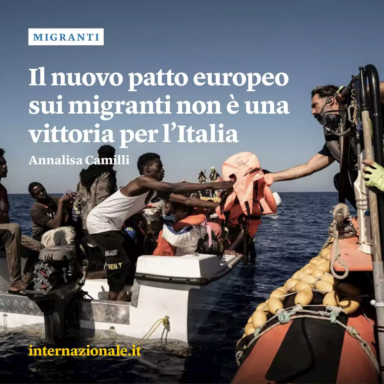 Il nuovo patto europeo sui migranti non è una vittoria per l’Italia