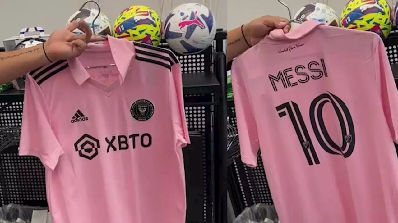 Video: argentino mostró el valor de camiseta de Messi en el Inter