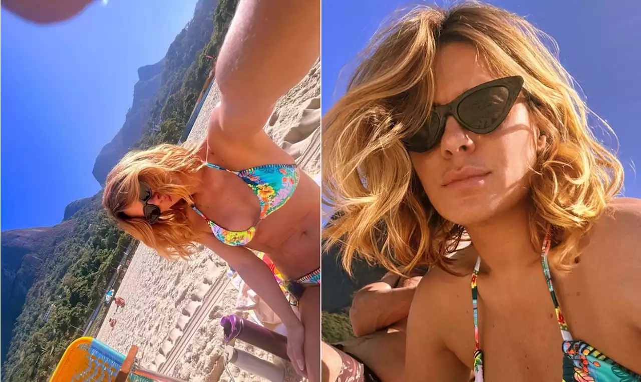 Carolina Dieckmann aproveita domingo de sol no Rio de Janeiro na praia e ganha elogio de seguidores