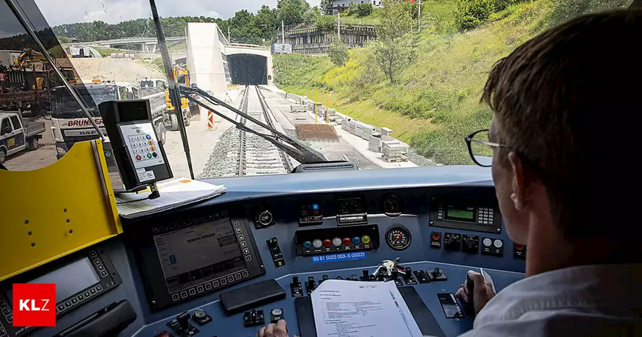 Premiere im Koralmtunnel: Eine Zugfahrt für das Geschichtsbuch