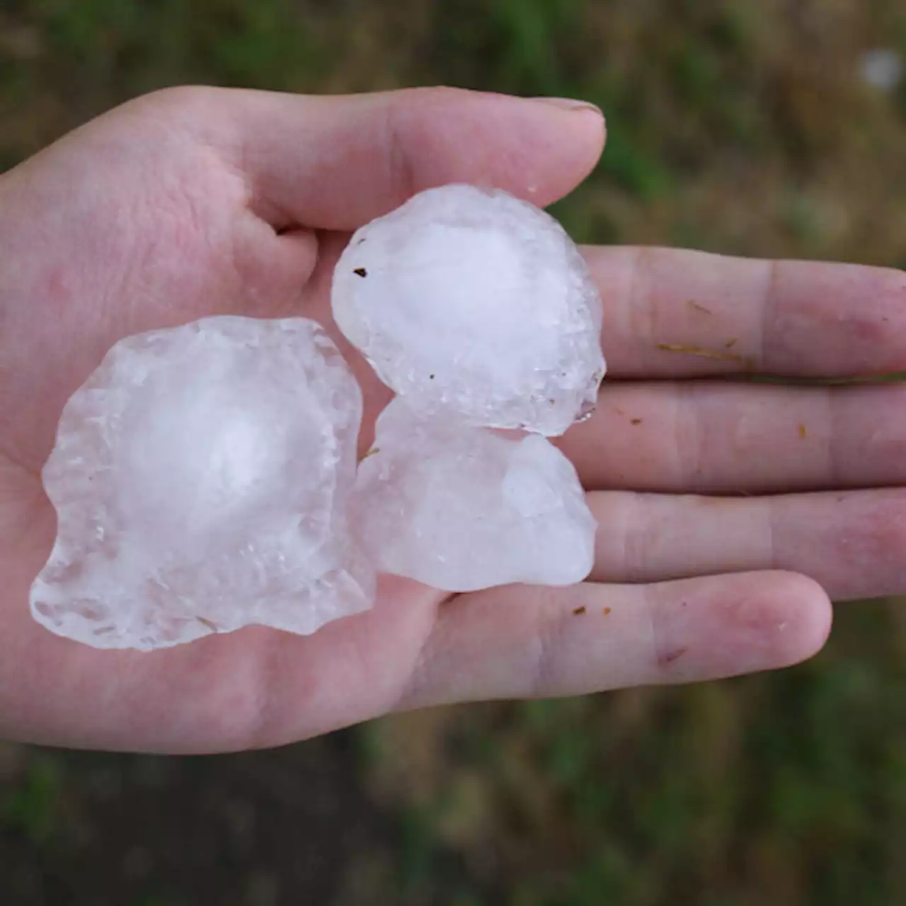 NWS: hail up to 4' reported in North Texas - KRLD News