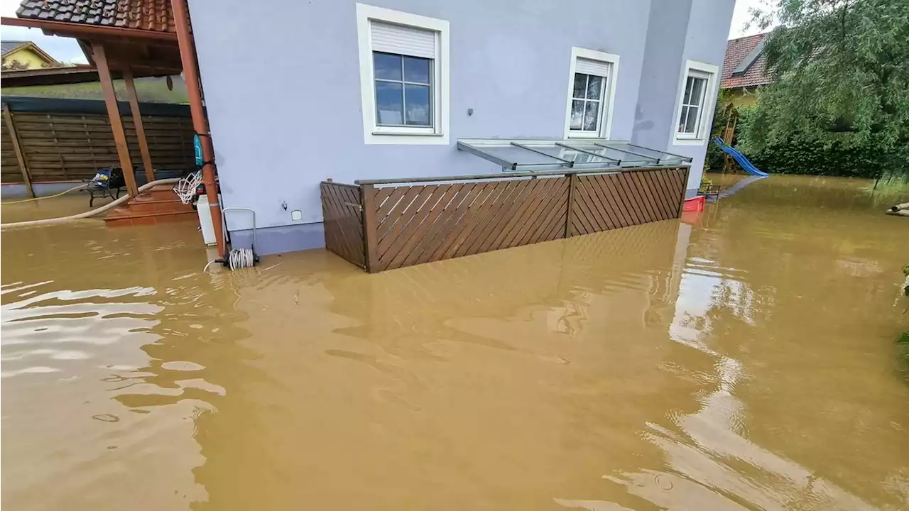 Nach Unwetter: Keller bis zu 2 Meter unter Wasser