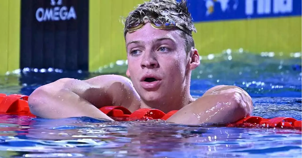 Natation : record de France et meilleure performance mondiale pour Léon Marchand sur 200 m brasse