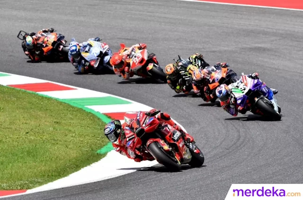 Foto : Francesco Bagnaia Perkasa di MotoGP Italia 2023 | merdeka.com