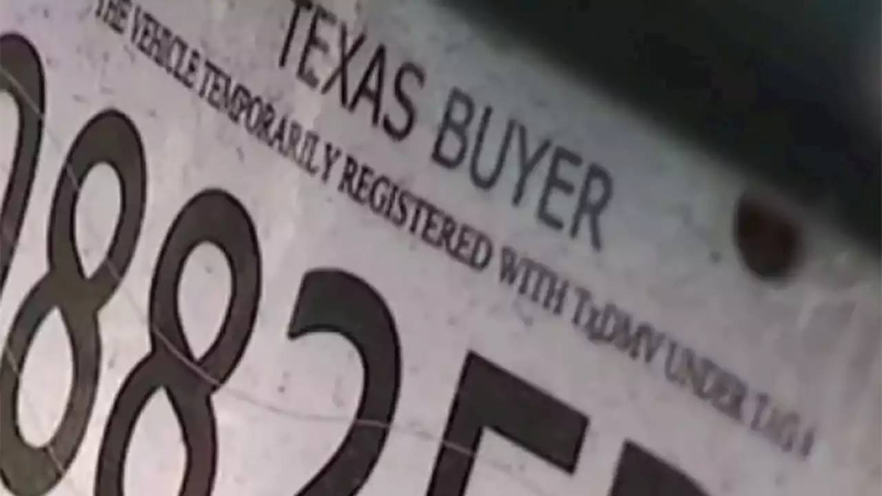 Gov. Abbott signs law eliminating paper license plates in Texas