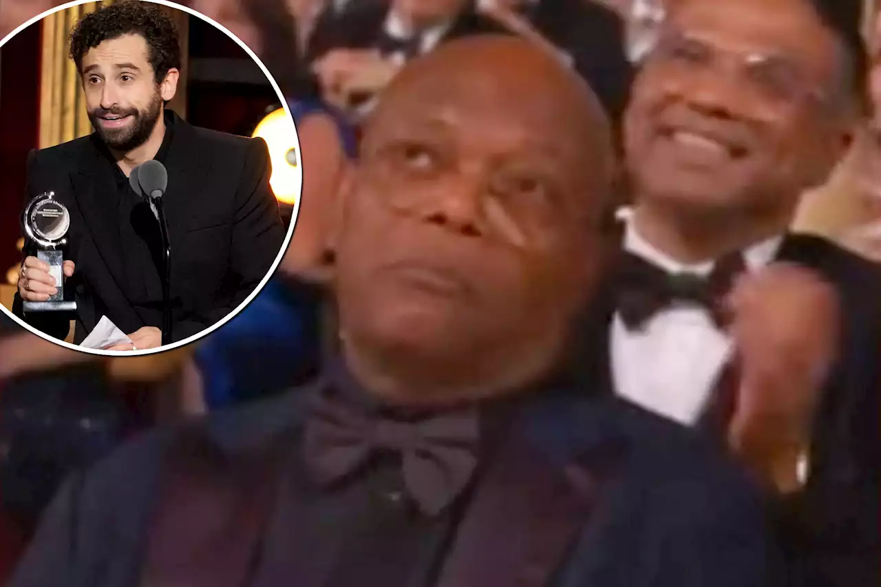 Samuel L. Jackson’s shocking reaction after losing Tony award becomes meme