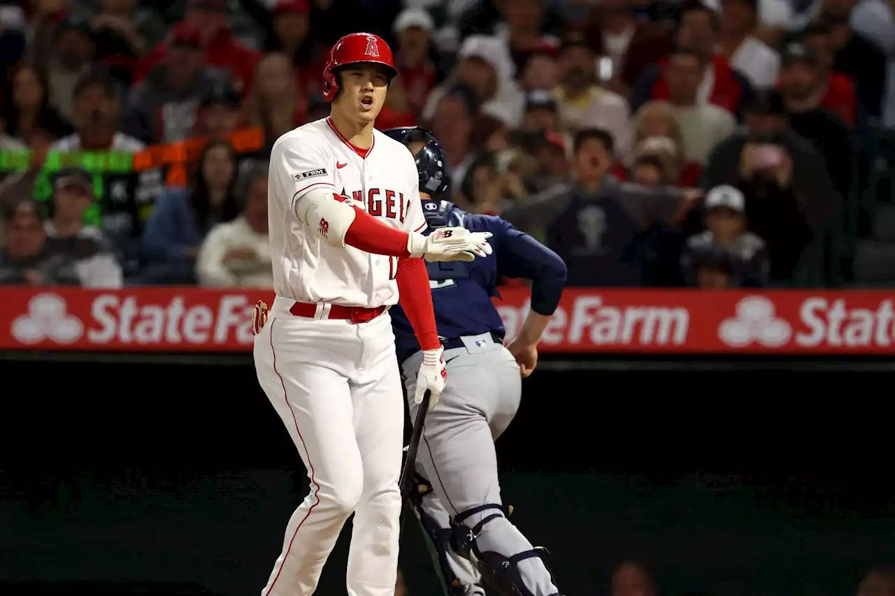 Shohei Ohtani spotted dropping F-bombs after iffy Phil Cuzzi call