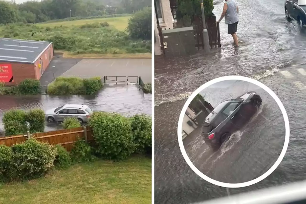 Watford roads 'like Grand Union Canal' after weather warning - live updates