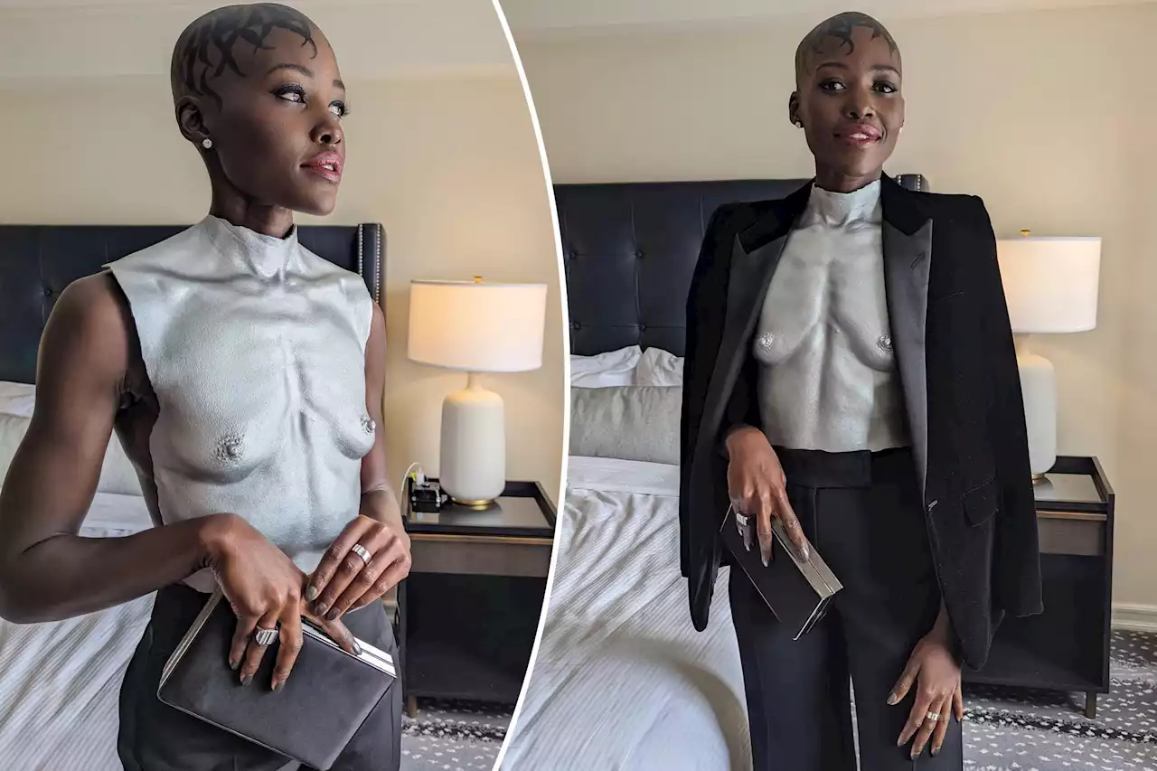 Lupita Nyong’o is ‘shameless’ in ‘out-of-body’ silver breastplate at Tony Awards 2023