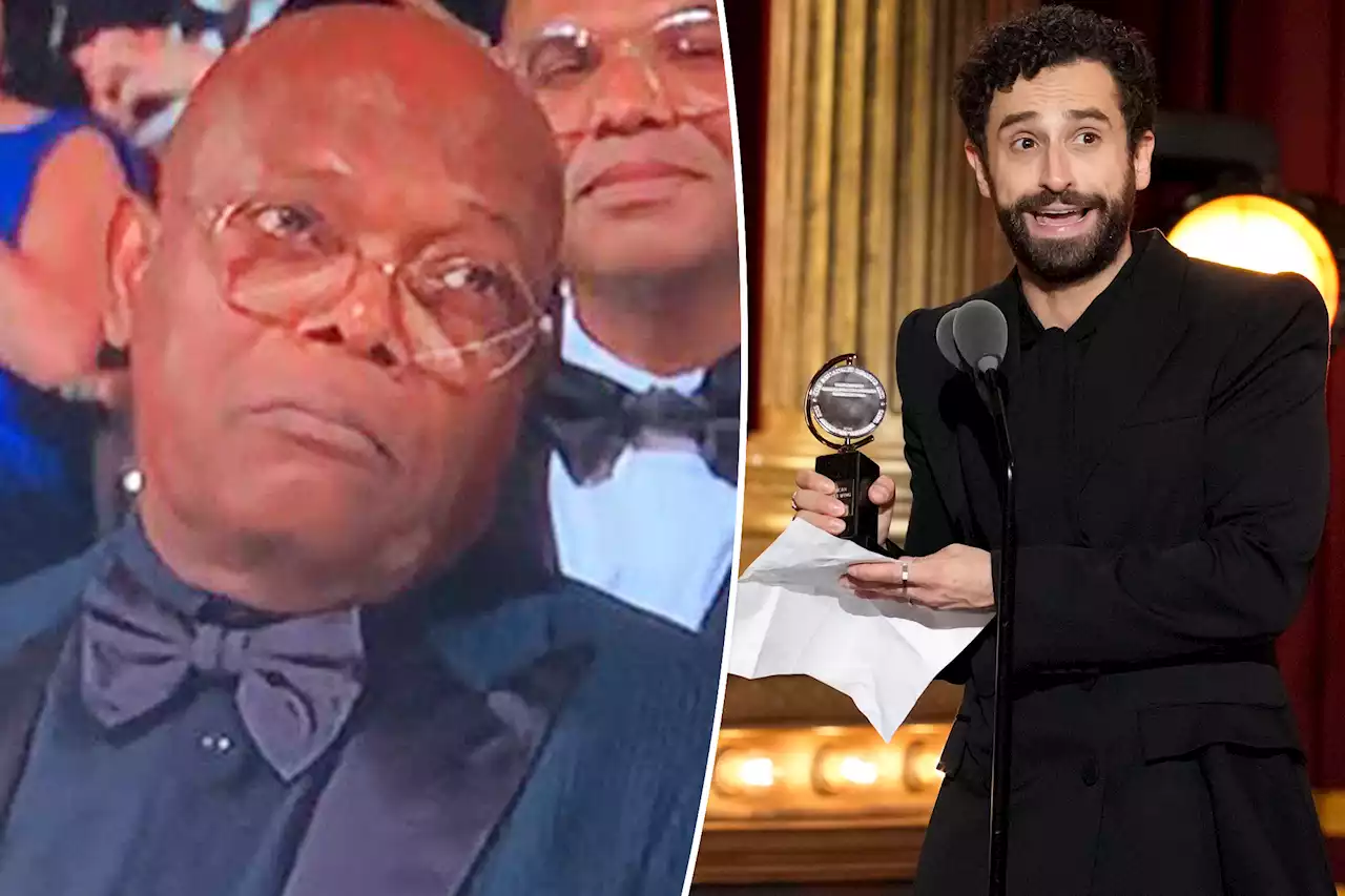 Samuel L. Jackson goes viral for less-than-impressed reaction to Tony Awards loss