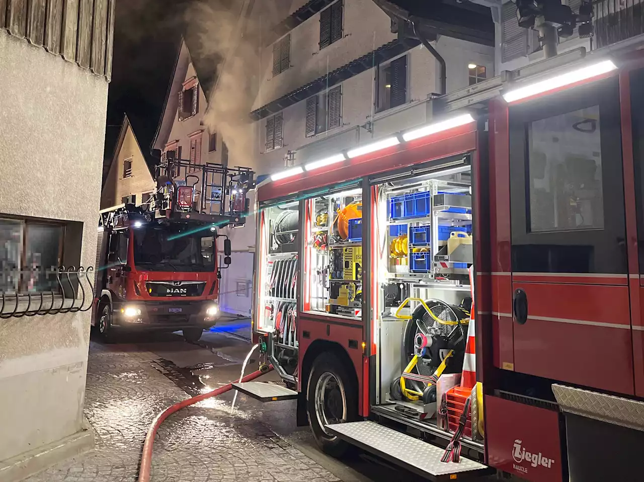 Rheineck SG: Wohnungsbrand wegen Zigarette