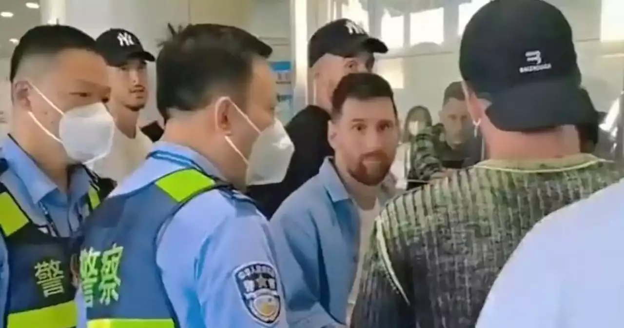 Messi es detenido por las autoridades migratorias en China