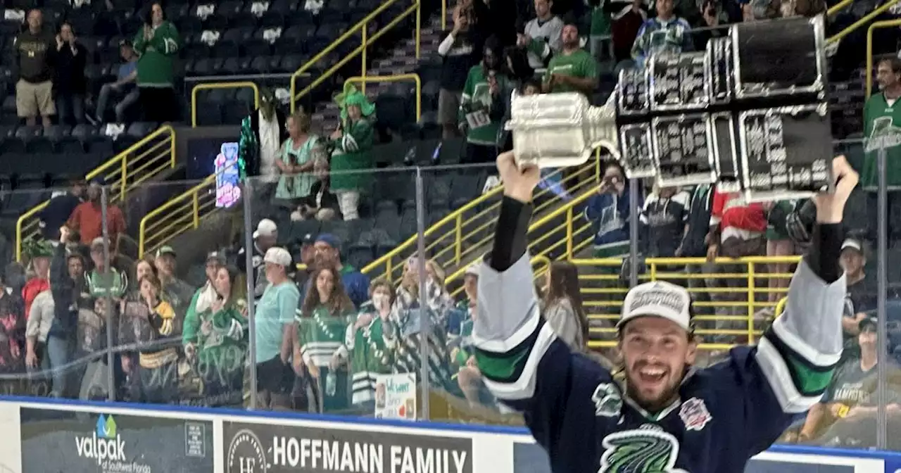 Belleville’s Zach Uens Captures ECHL Title