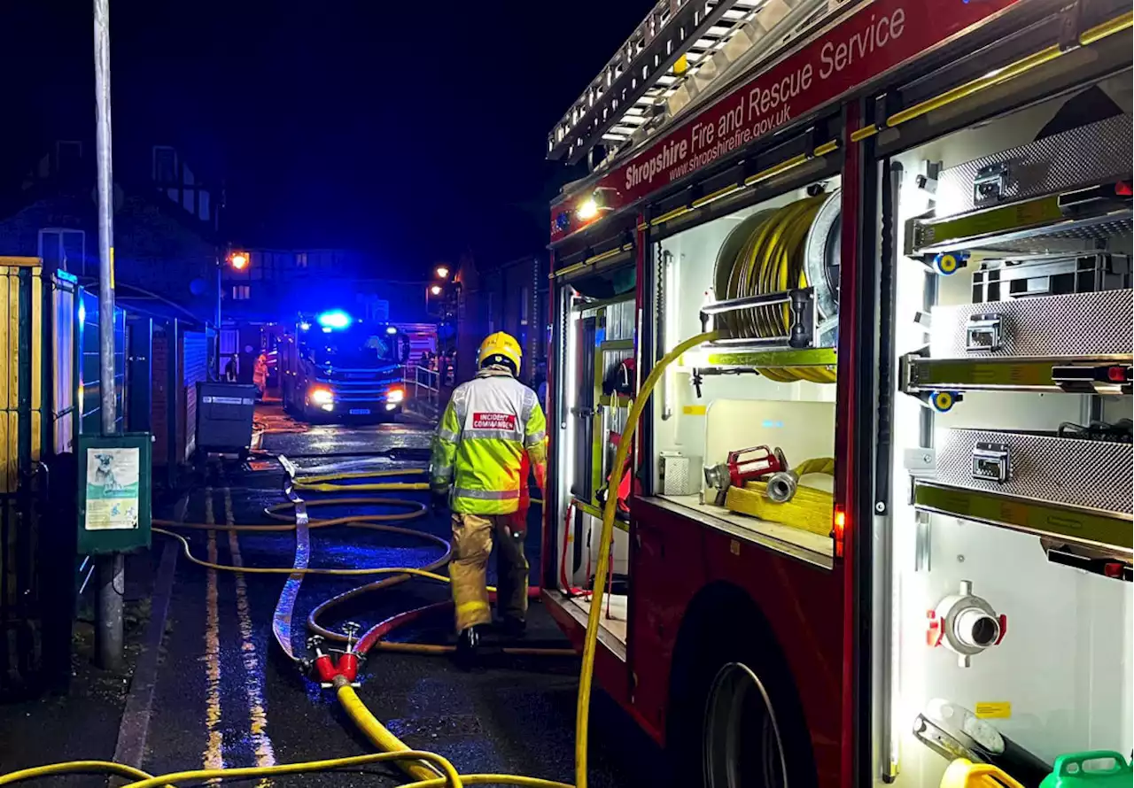 Firefighters attend commercial property fire in Whitchurch