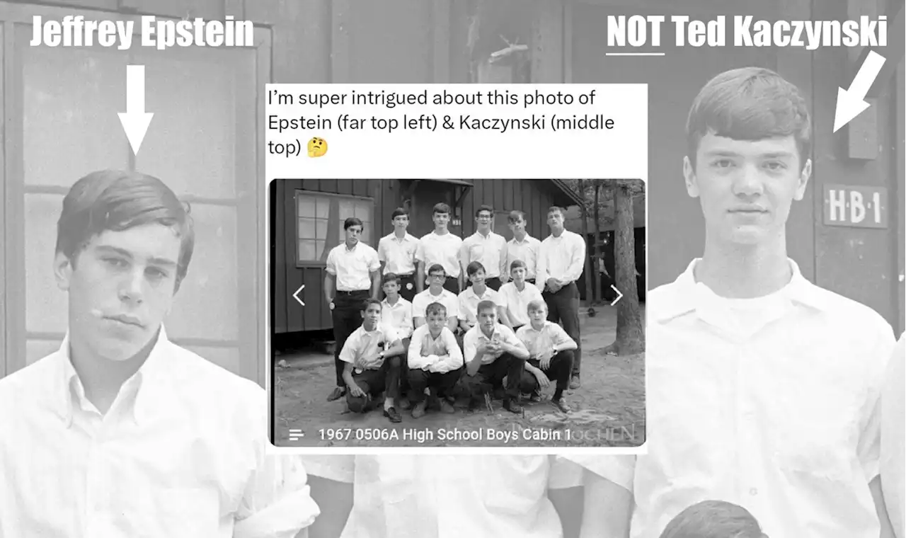 No, Pic Doesn't Show Jeffrey Epstein, Ted Kaczynski Attending Summer Camp Together