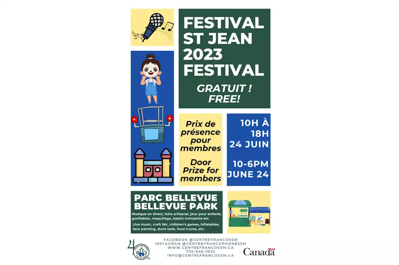 Saultites invited to celebrate St-Jean-Baptiste festival