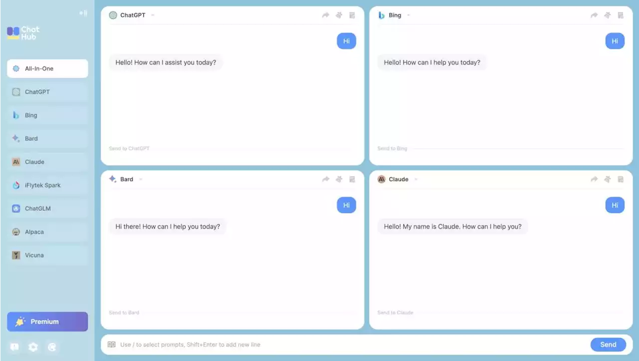 This extension lets you use ChatGPT and many of its competitors at the same time