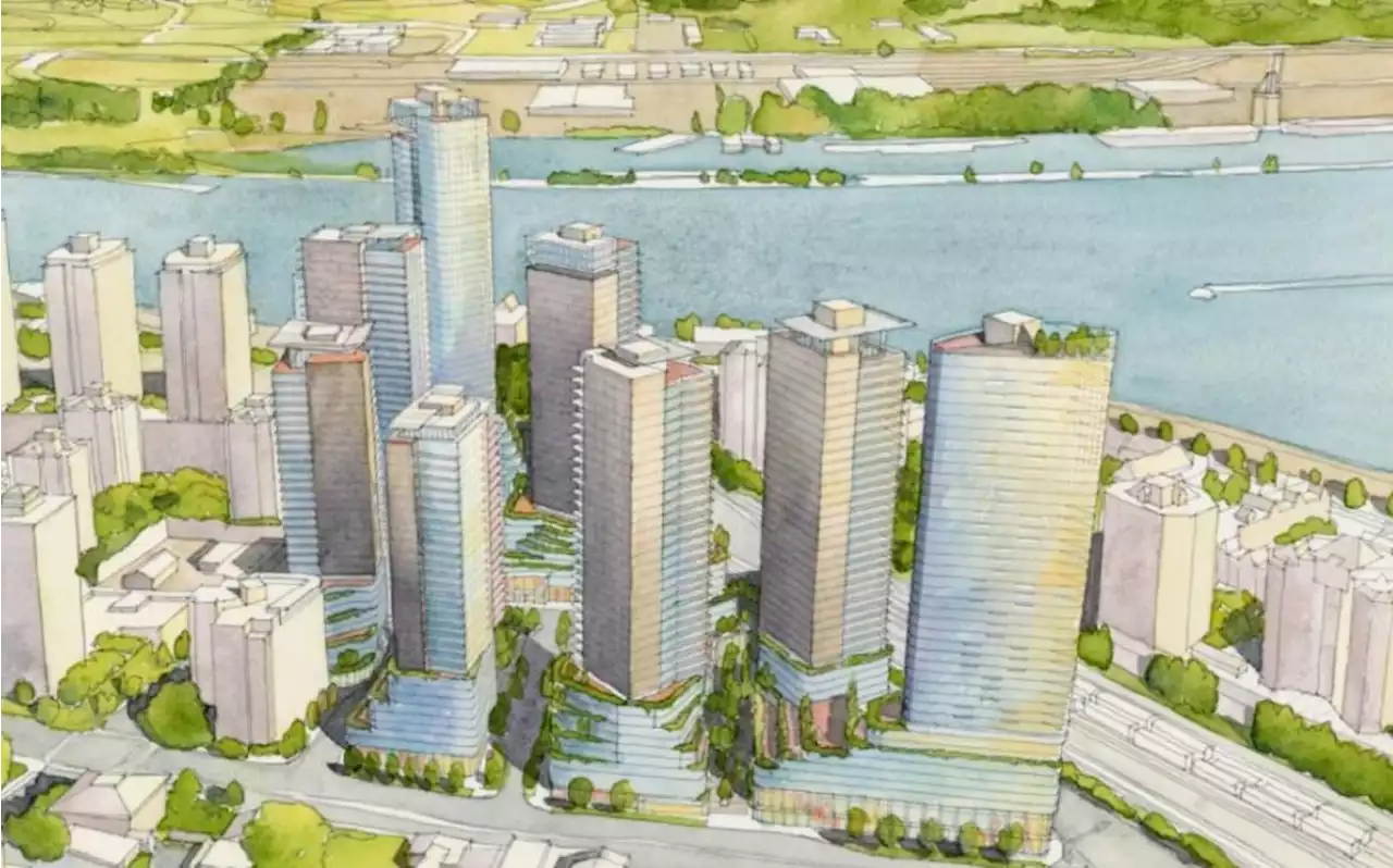 New Westminster's Columbia Square Subject of 8-Tower Redevelopment Plan