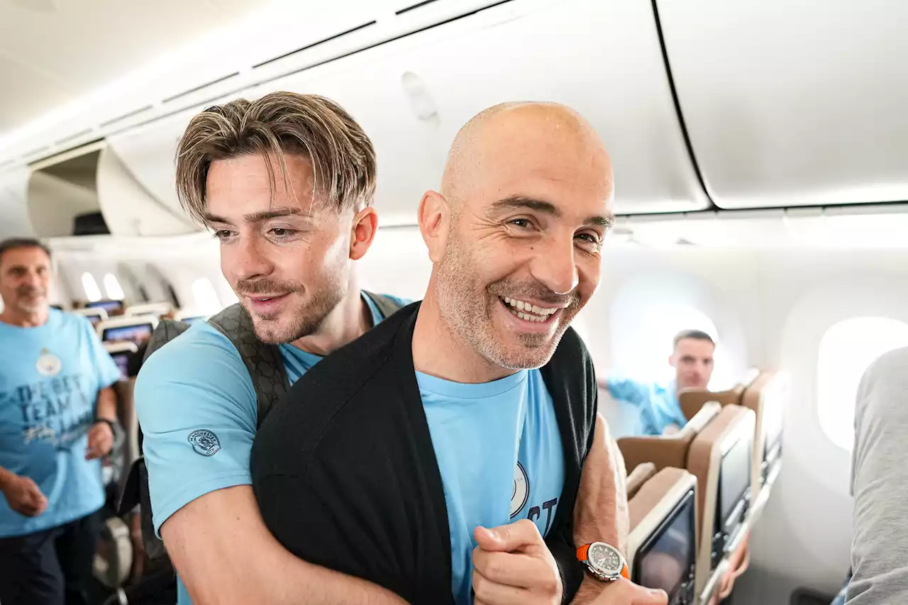 Man City players hire private jet to fly to Ibiza for 12 hour party before bus parade