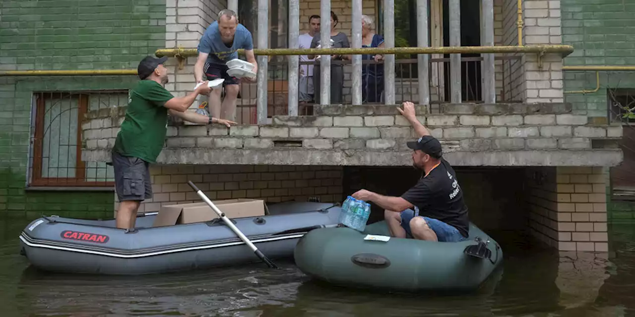 Hochwasser in Ukraine: Hier geblieben