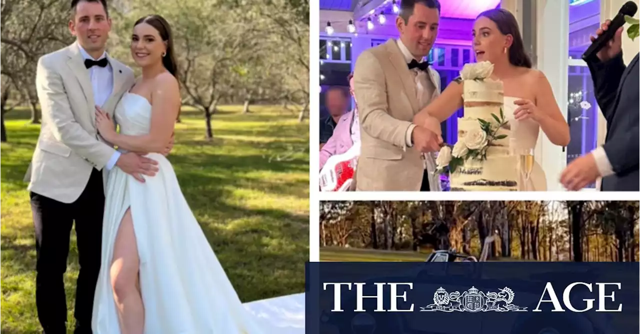 The wedding of two star football players ends with tragic crash