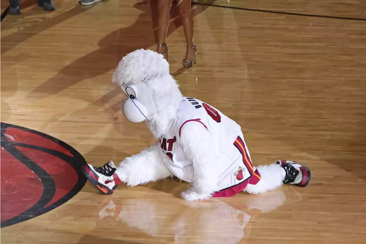 Heat mascot 'not going to miss any time'