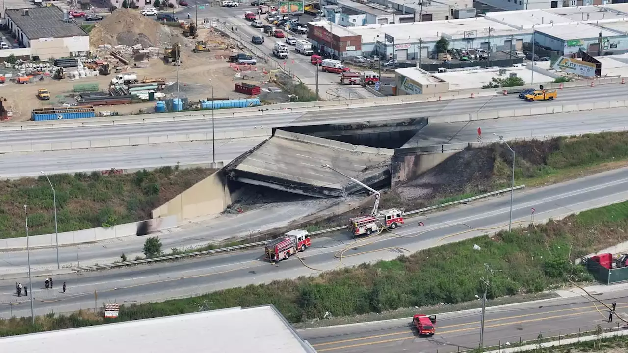 Driver ID’d as Human Remains Are Found at Philly Overpass Collapse