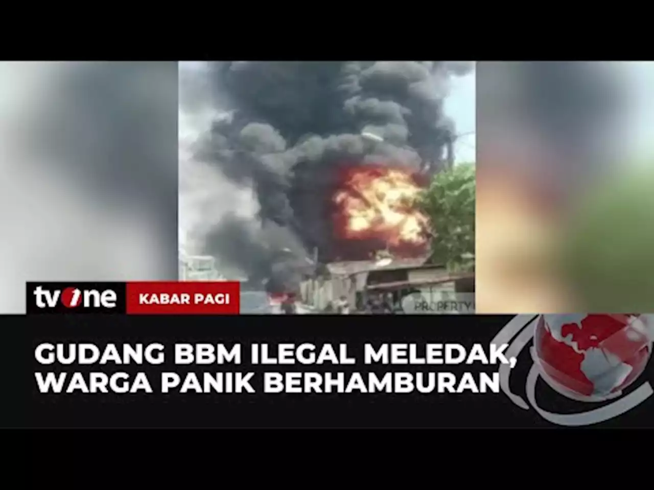 Gudang BBM Ilegal Terbakar, Dua Rumah Warga Terkena Imbas - tvOne