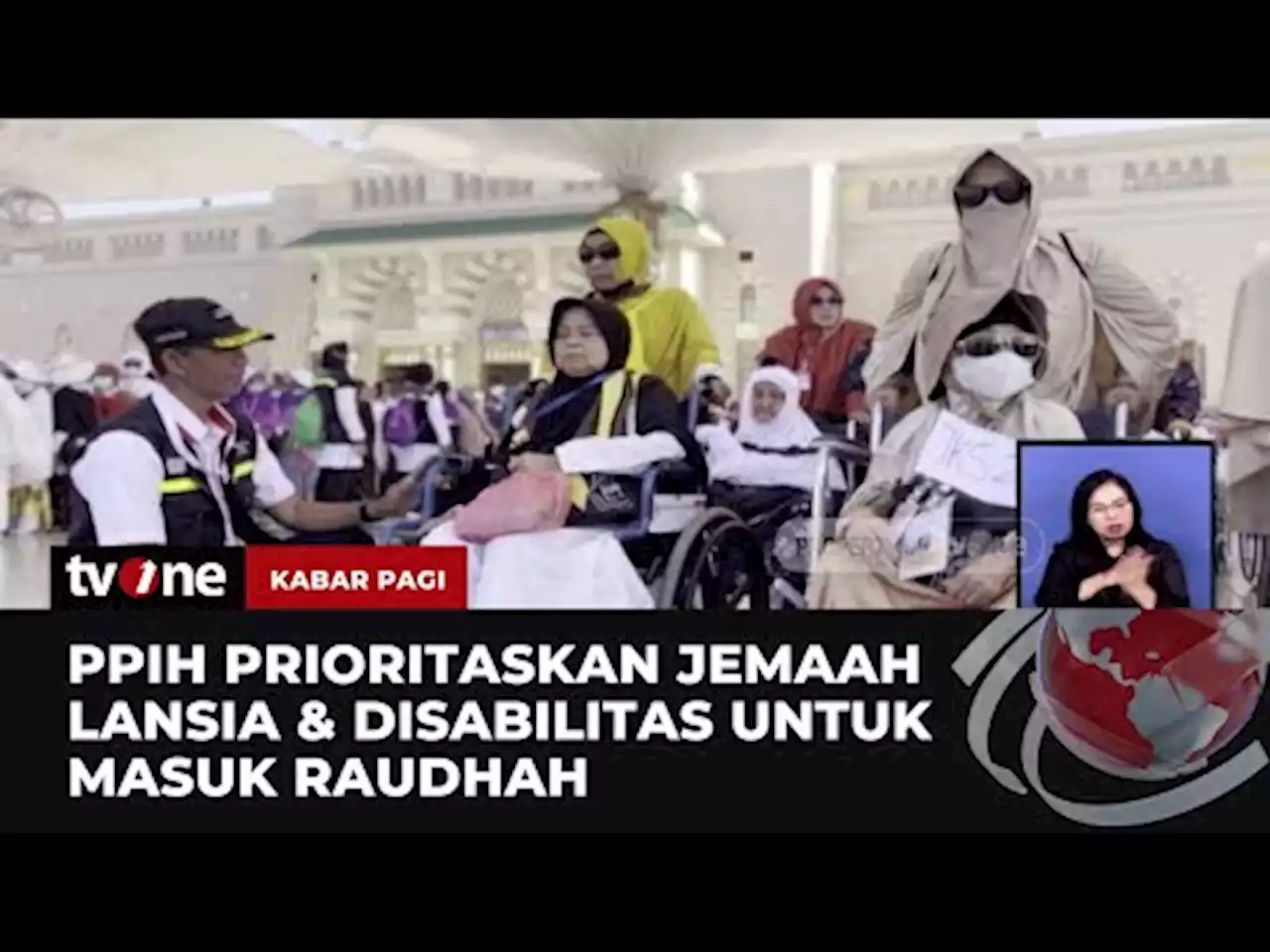 PPIH Pastikan Jemaah Lansia dan Disabilitas Diprioritaskan Masuk Raudhah - tvOne