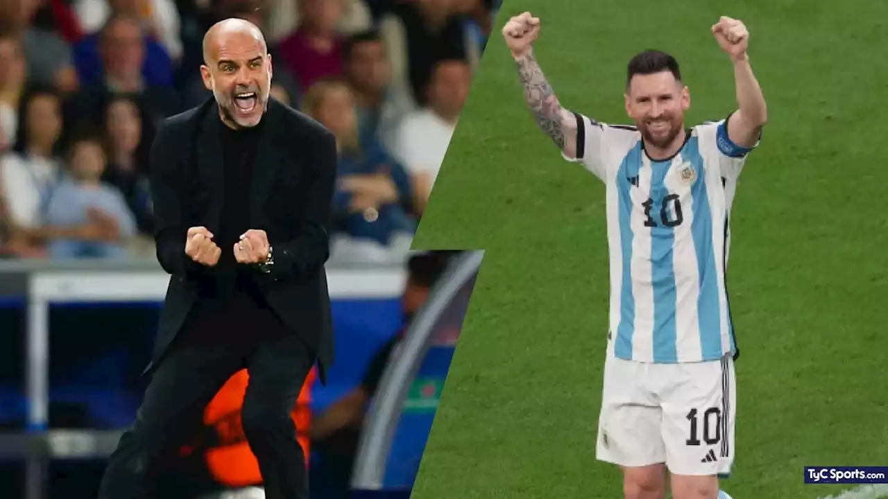 Guardiola y una especial comparación con Messi tras ganar la Champions League - TyC Sports