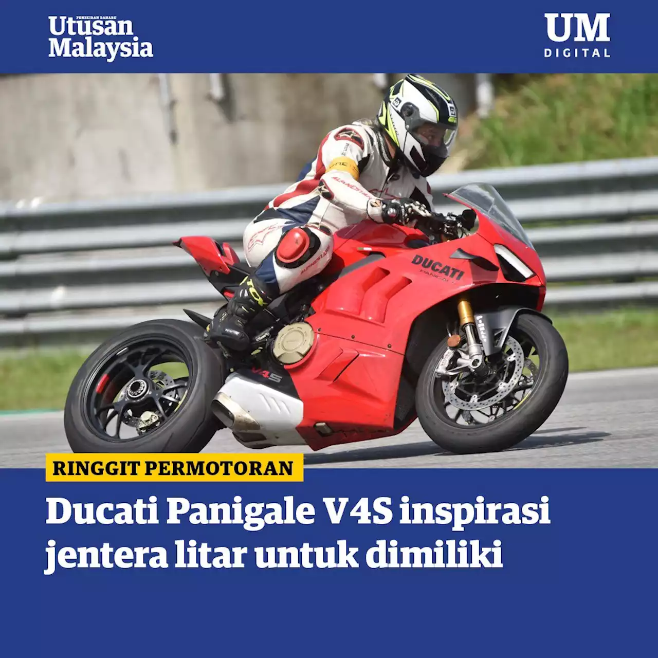 Ducati Panigale V4S - Inspirasi jentera litar untuk dimiliki