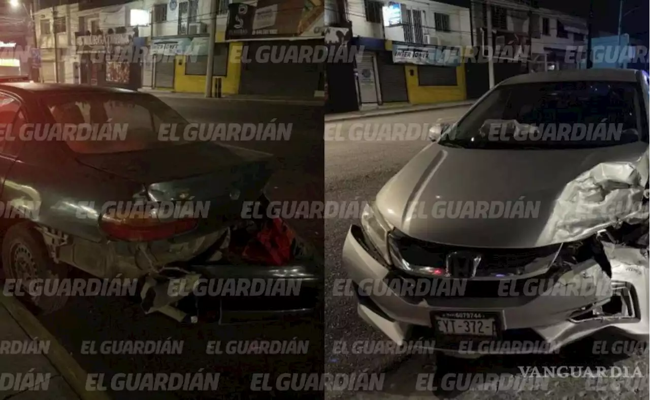 Conductor en supuesto estado de ebriedad choca vehículo estacionado en Saltillo y queda detenido