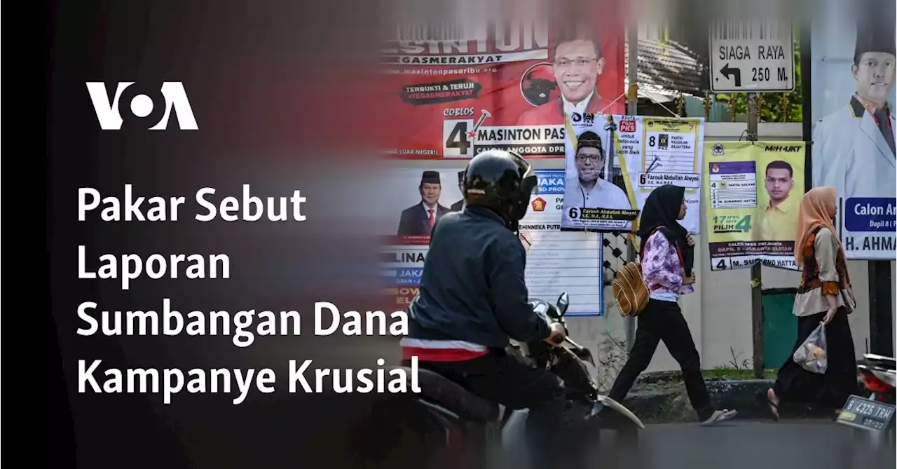 Pakar Sebut Laporan Sumbangan Dana Kampanye Krusial