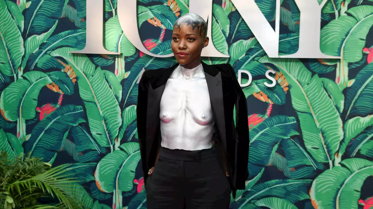 Lupita Nyong’o Brought an “Out-of-Body” Breastplate to the Tony Awards