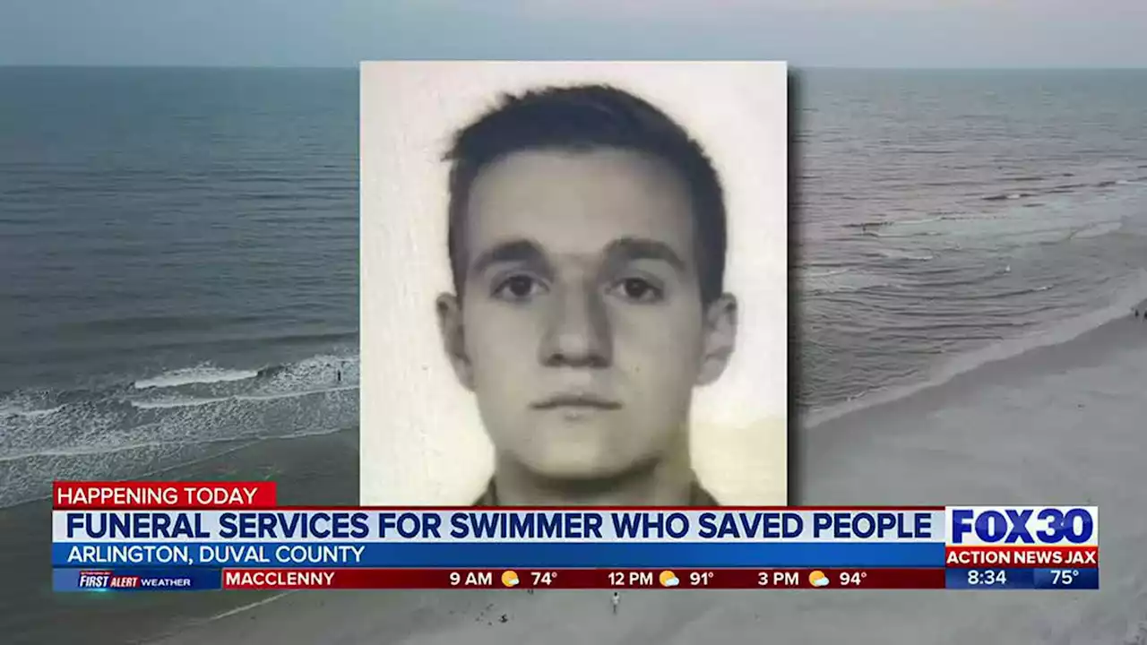 Funeral for heroic Neptune Beach swimmer who sacrificed his life to be held Monday