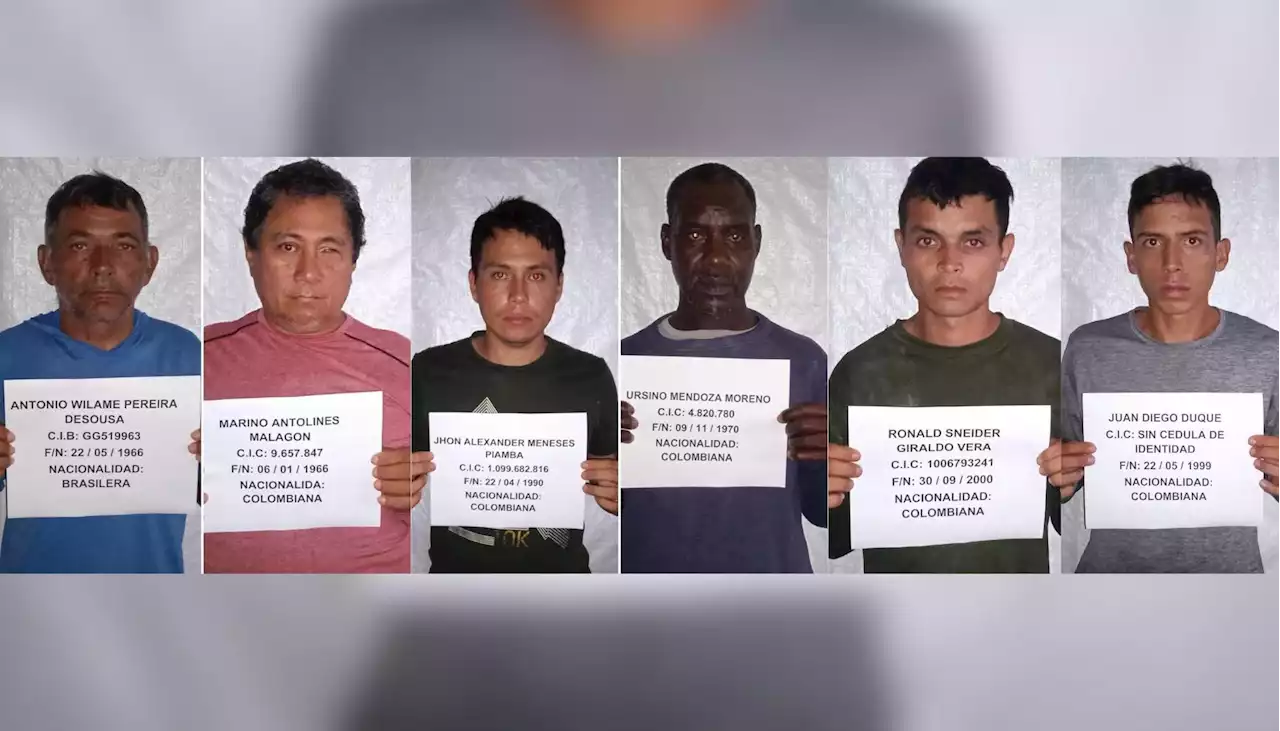 Detenidos cinco colombianos y un brasileño por practicar minería ilegal en Venezuela