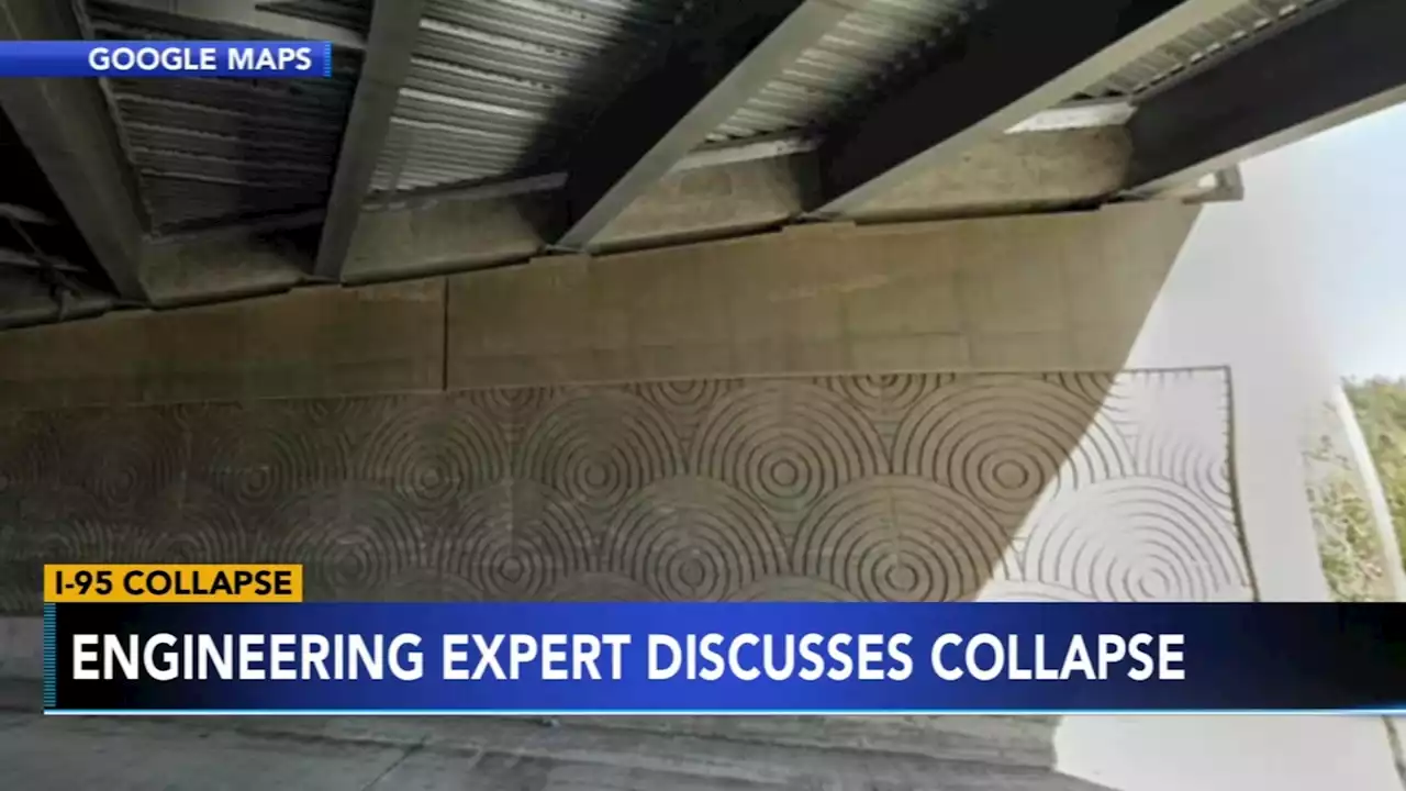 Drexel University engineer explains possible cause of I-95 collapse in Philadelphia