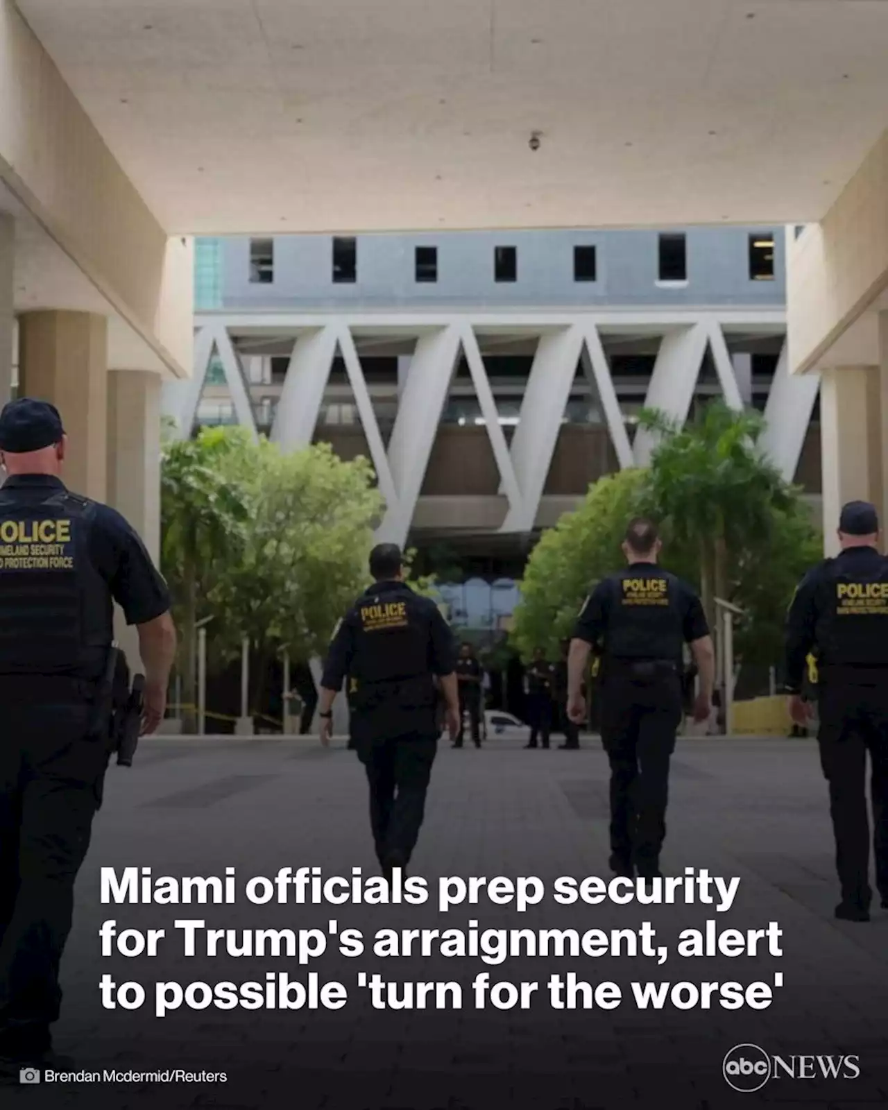 Authorities prep security for Trump's arraignment, alert to possible 'turn for the worse'