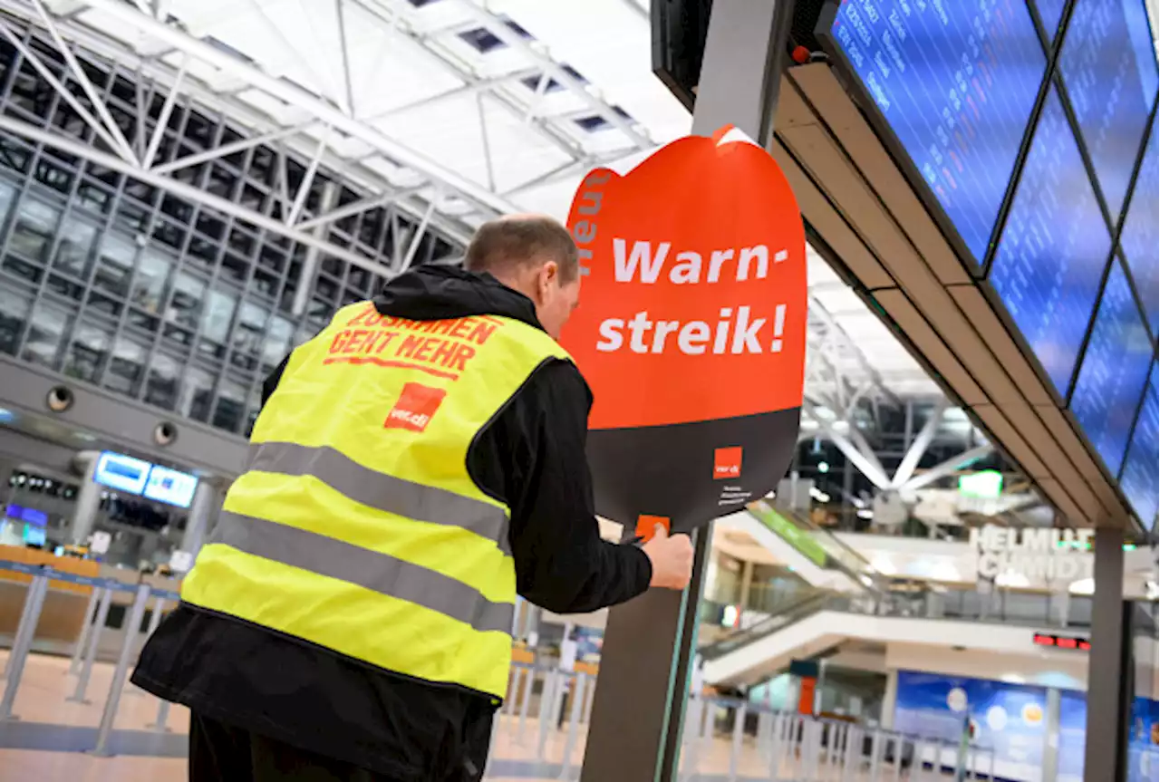 Verdi ruft Bodenpersonal zum Warnstreik am Flughafen Hannover auf