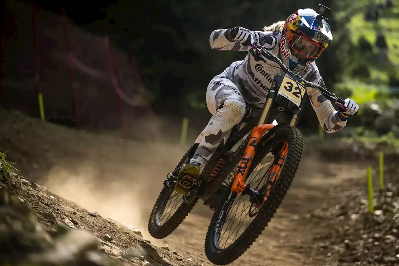 Rachel Atherton to Race Leogang - Interview, Bike Check & POV of Lenzerheide Finals