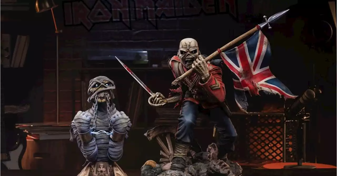 Iron Maiden's Powerslave Eddie Electrifies with New Sideshow Statue