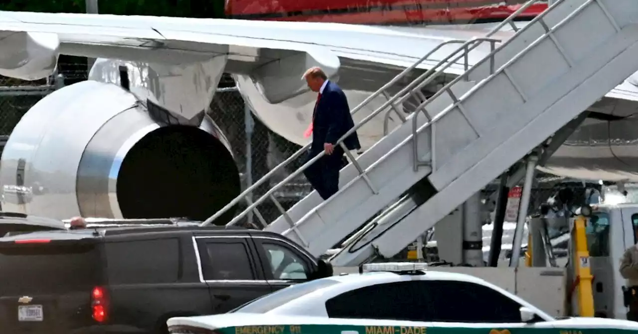 Miami se prepara para la audiencia de Trump con manifestantes a favor y en contra