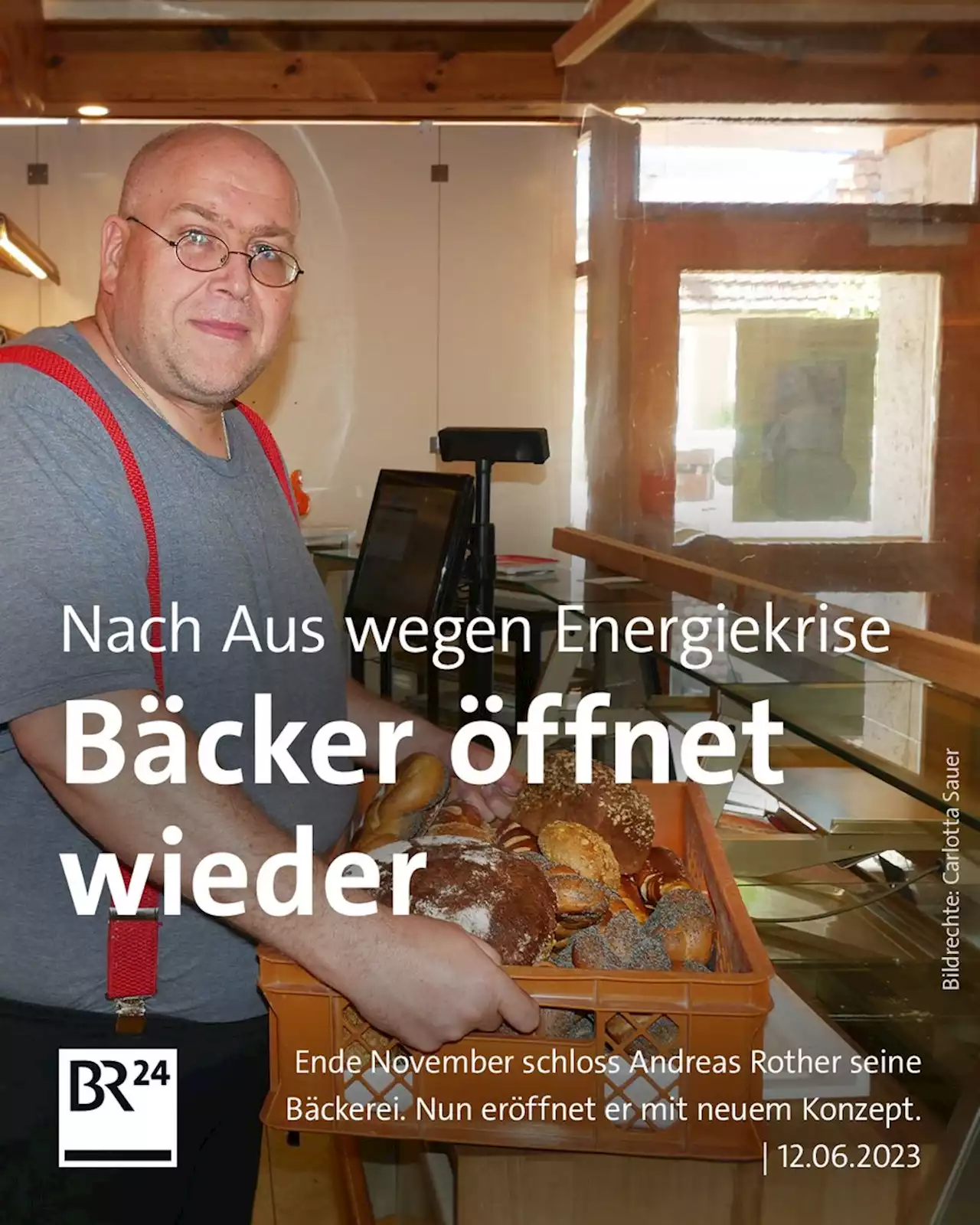 Nach Aus wegen Energiekrise: Winterhäuser Bäcker öffnet wieder