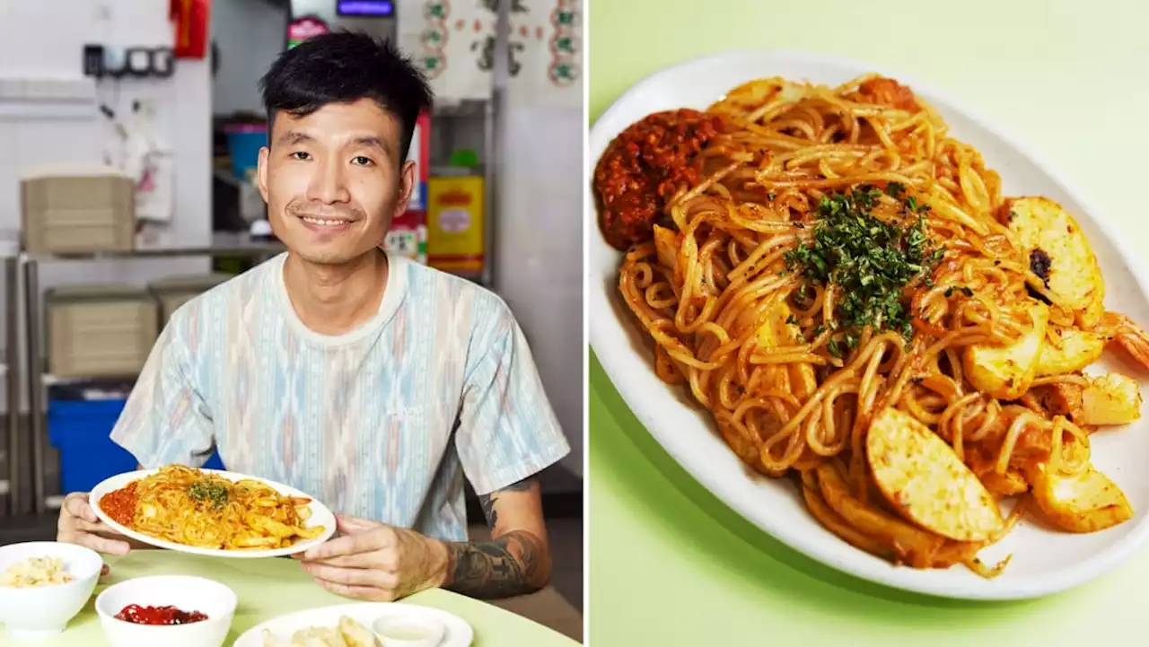 After changing the menu from Japanese dishes to dry laksa, this stall in Hougang now has long queues