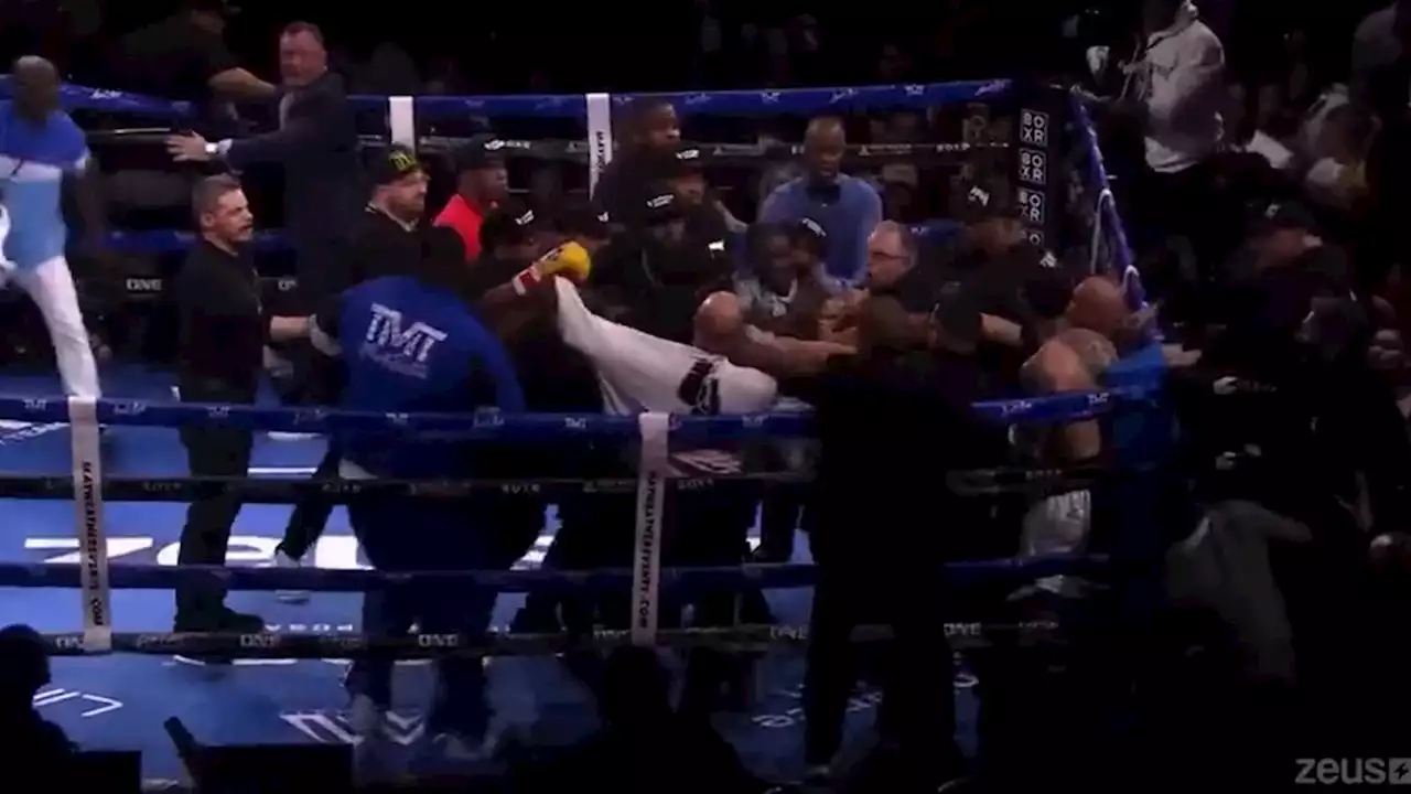 Mira lo que ocurrió en la pelea entre Mayweather Jr. y Gotti III | Video