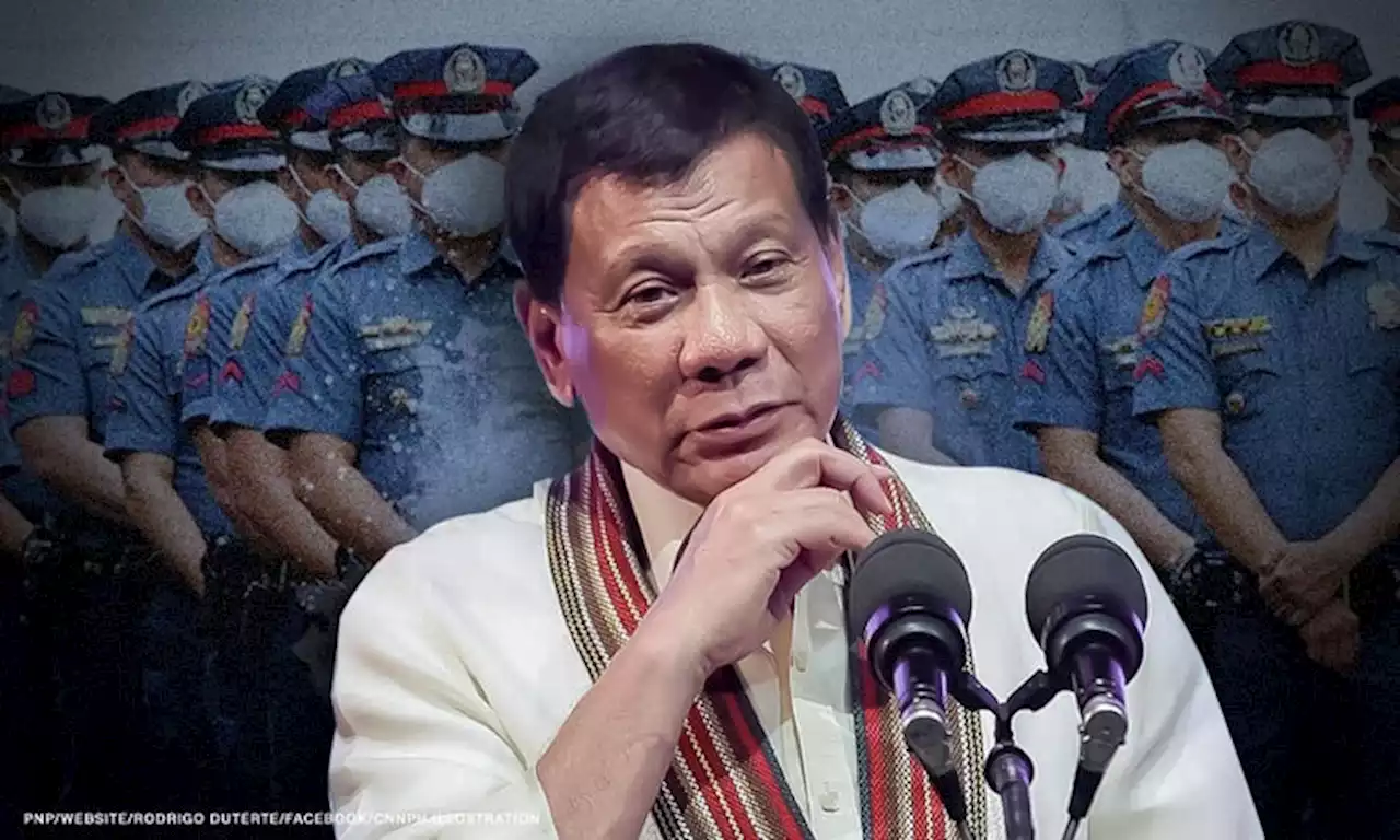 Ex-president Rodrigo Duterte dares entire PNP to resign; AFP to takeover